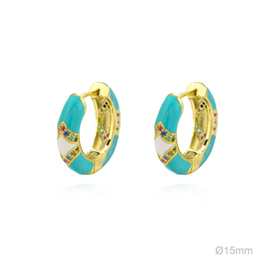 Pendientes "Vibrant Pop" - Esmalte, luz y movimiento.