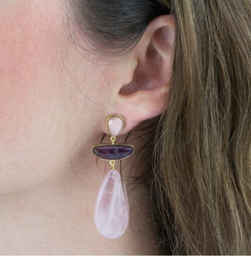 Pendientes Claudia Dorados