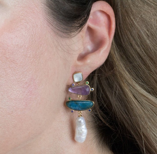 Pendientes Valeria Dorados