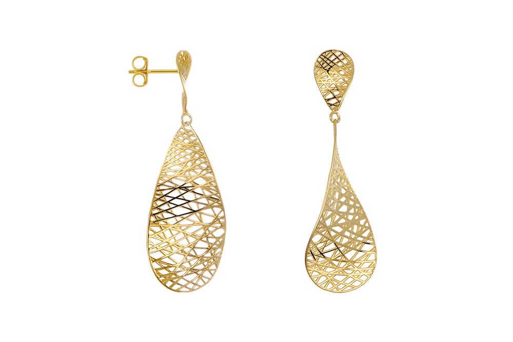 Pendiente Gota Plana Calado