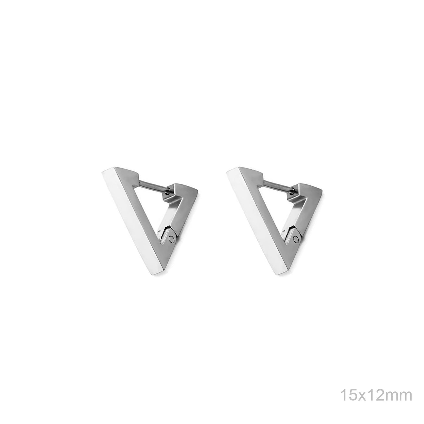 Pendientes Triángulo Acero