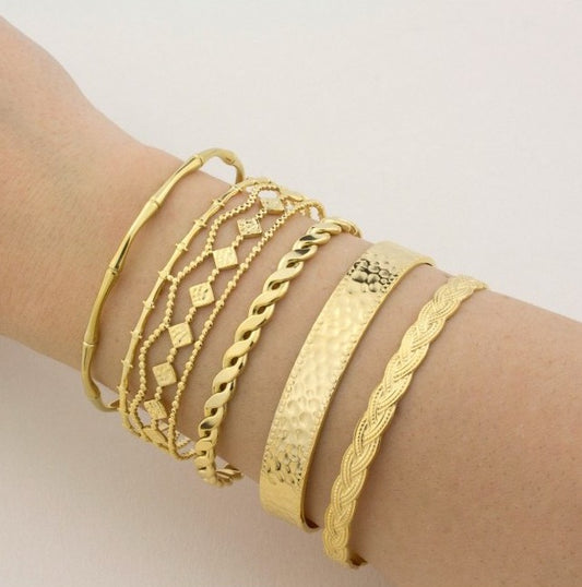 Gold Crown Bracelet