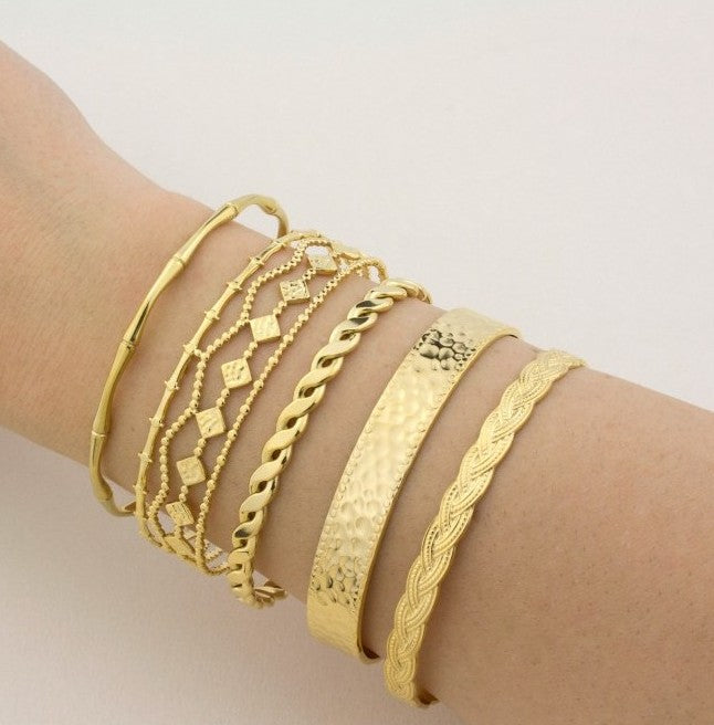 Brazalete Hueso Dorado