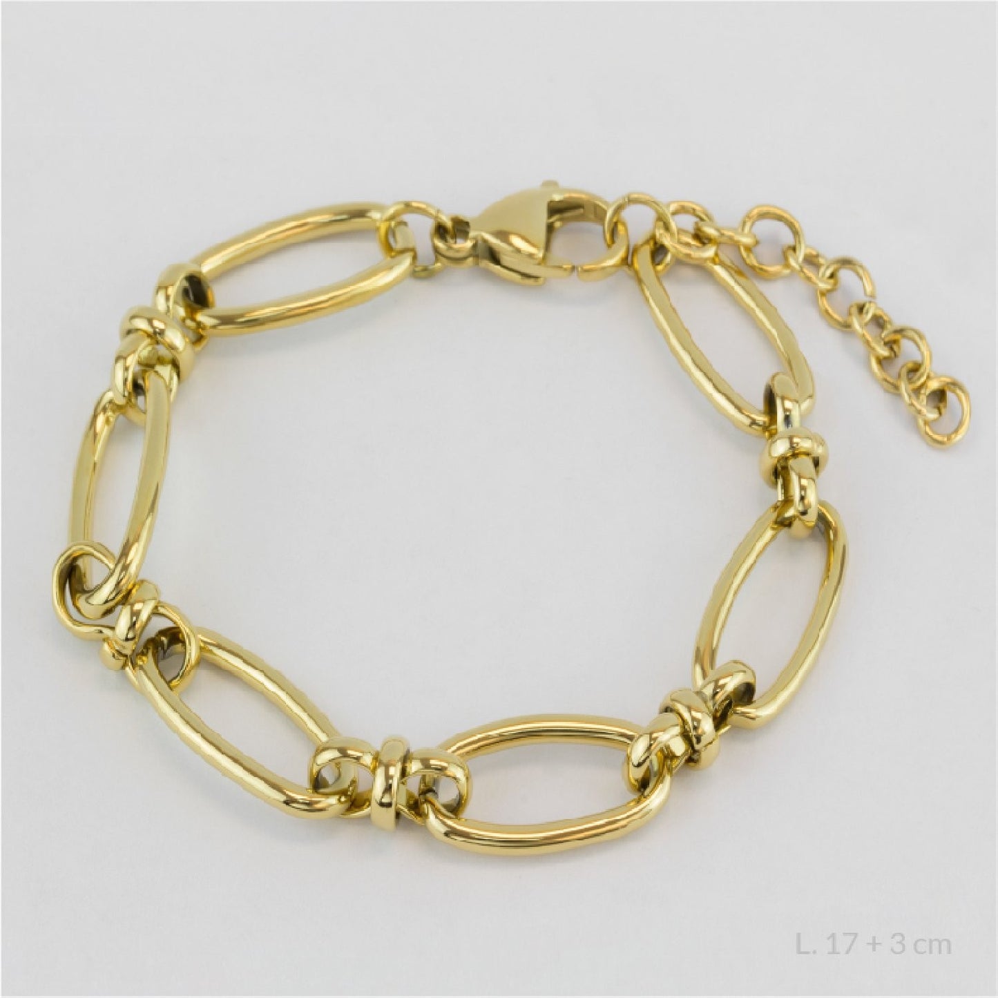 Pulsera Acero Chapada