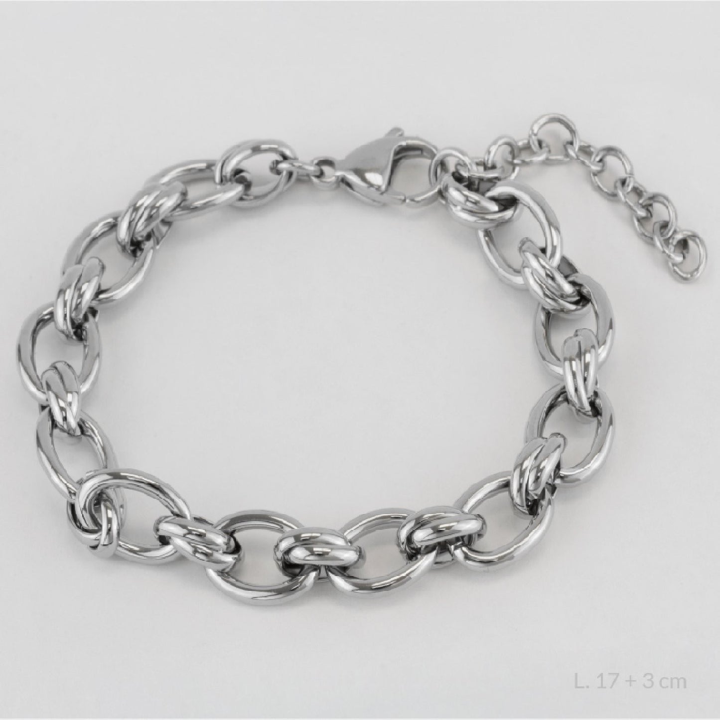 Pulsera de Acero eslabón Mediano