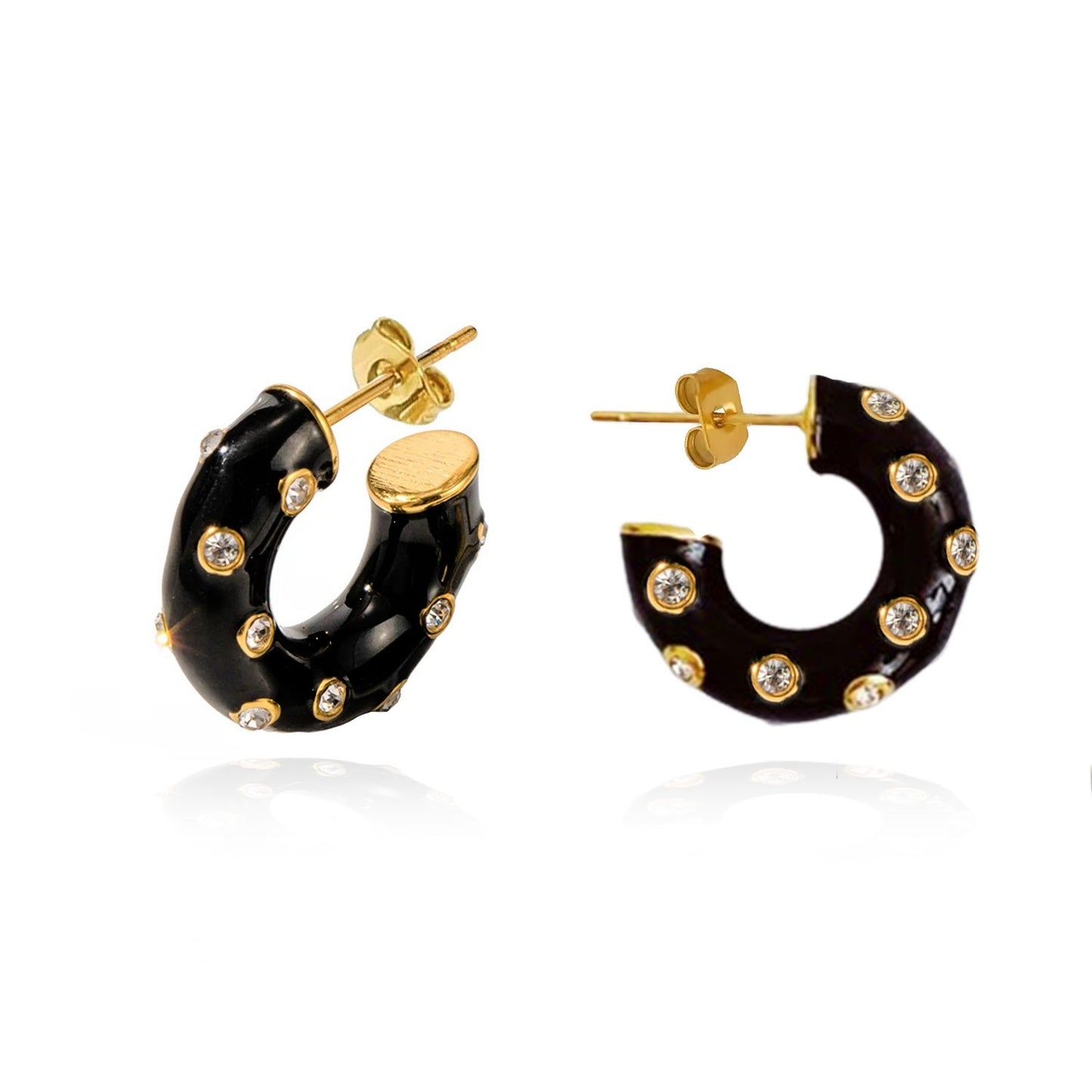 Aros Acero Negros