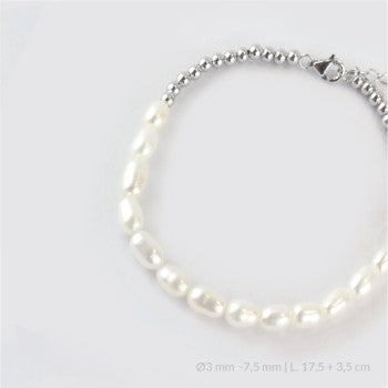 Pulsera Aria Perlas Barrocas y plata 925