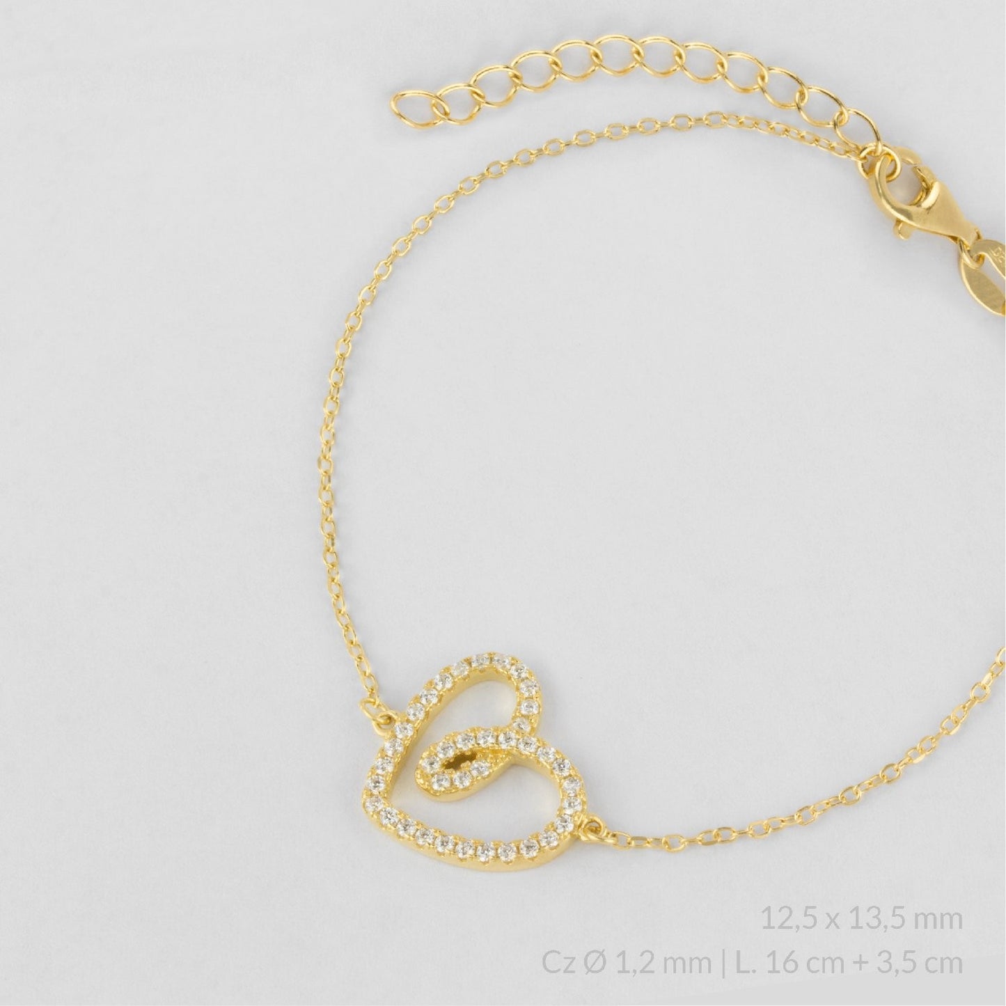Pulsera Eternal Heart entrelazado