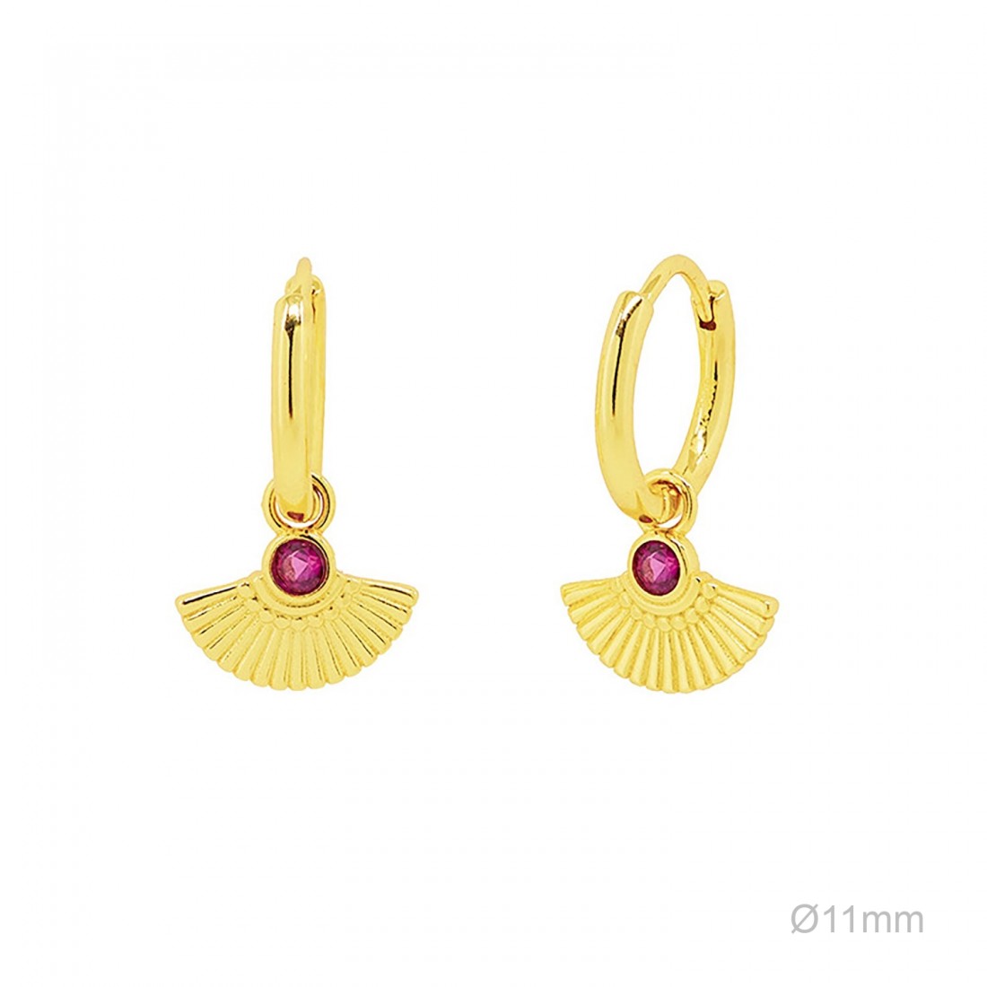 Pendientes Abanico