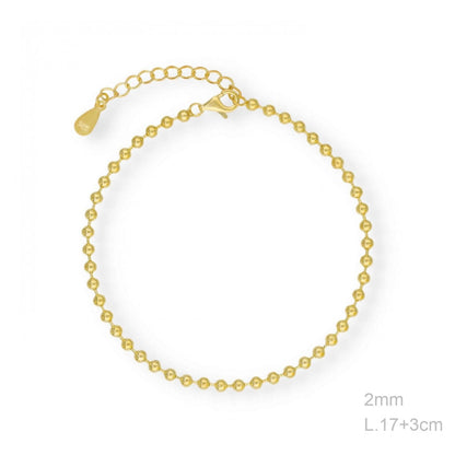 Pulsera "Bubbles" – Plata de Ley 925