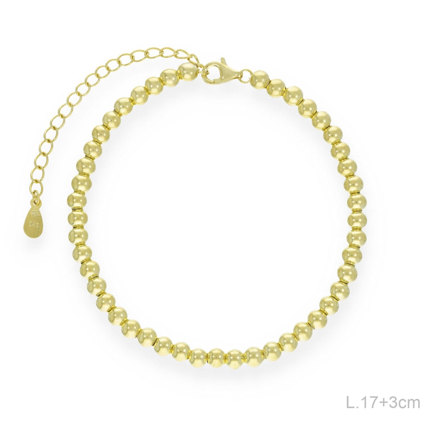 Pulsera "Bubbles" – Plata de Ley 925