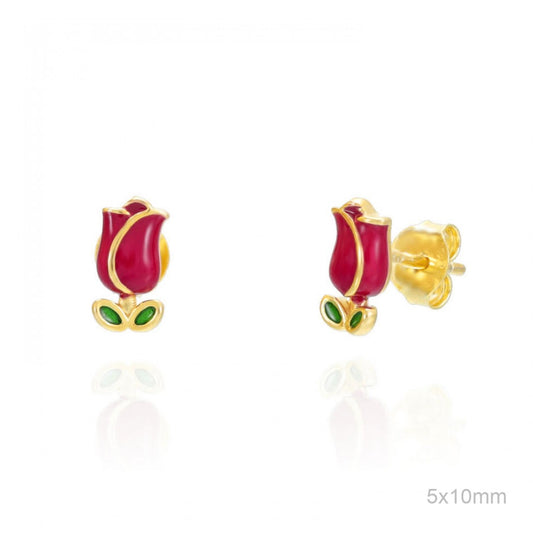 Pendientes Rosa