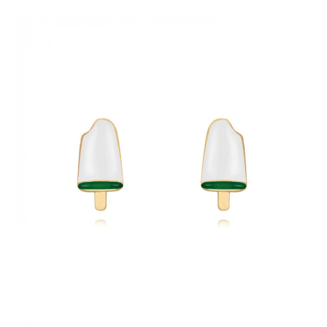 Pendientes Helado Nata