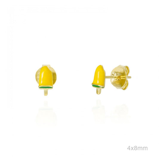 Pendientes Helado Limón