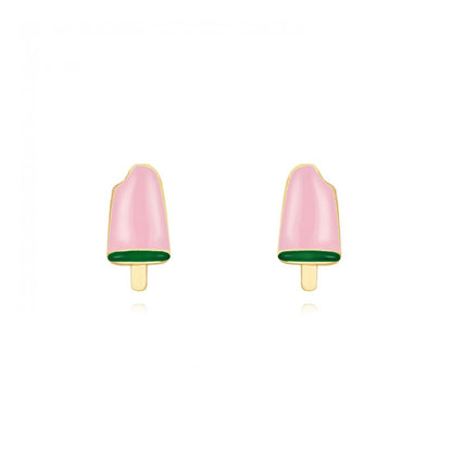 Pendientes Helado Fresa