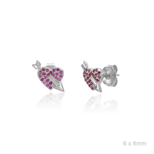 Pendientes Corazón/Flecha