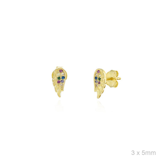 Pendientes Alas Dorados