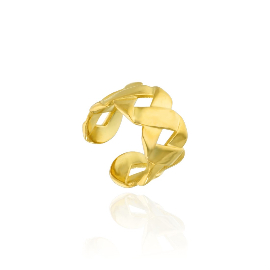 Anillo Trenzado ajustable