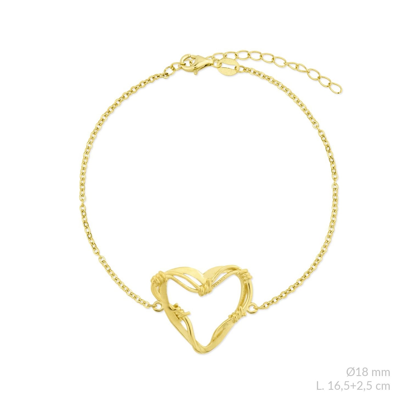 Pulsera Thorned Heart - Corazón Espinado