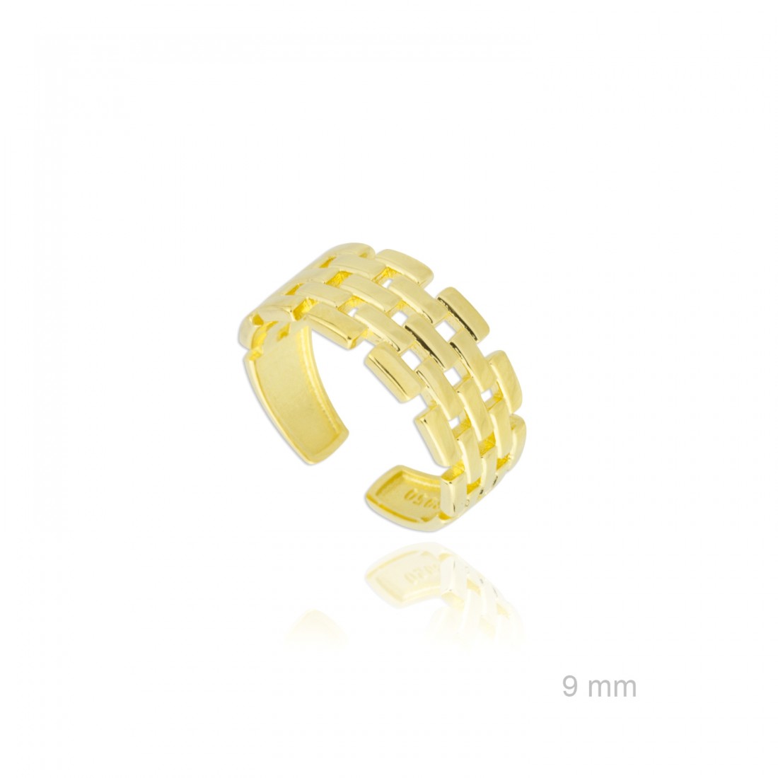 Anillo Calado en eslabones