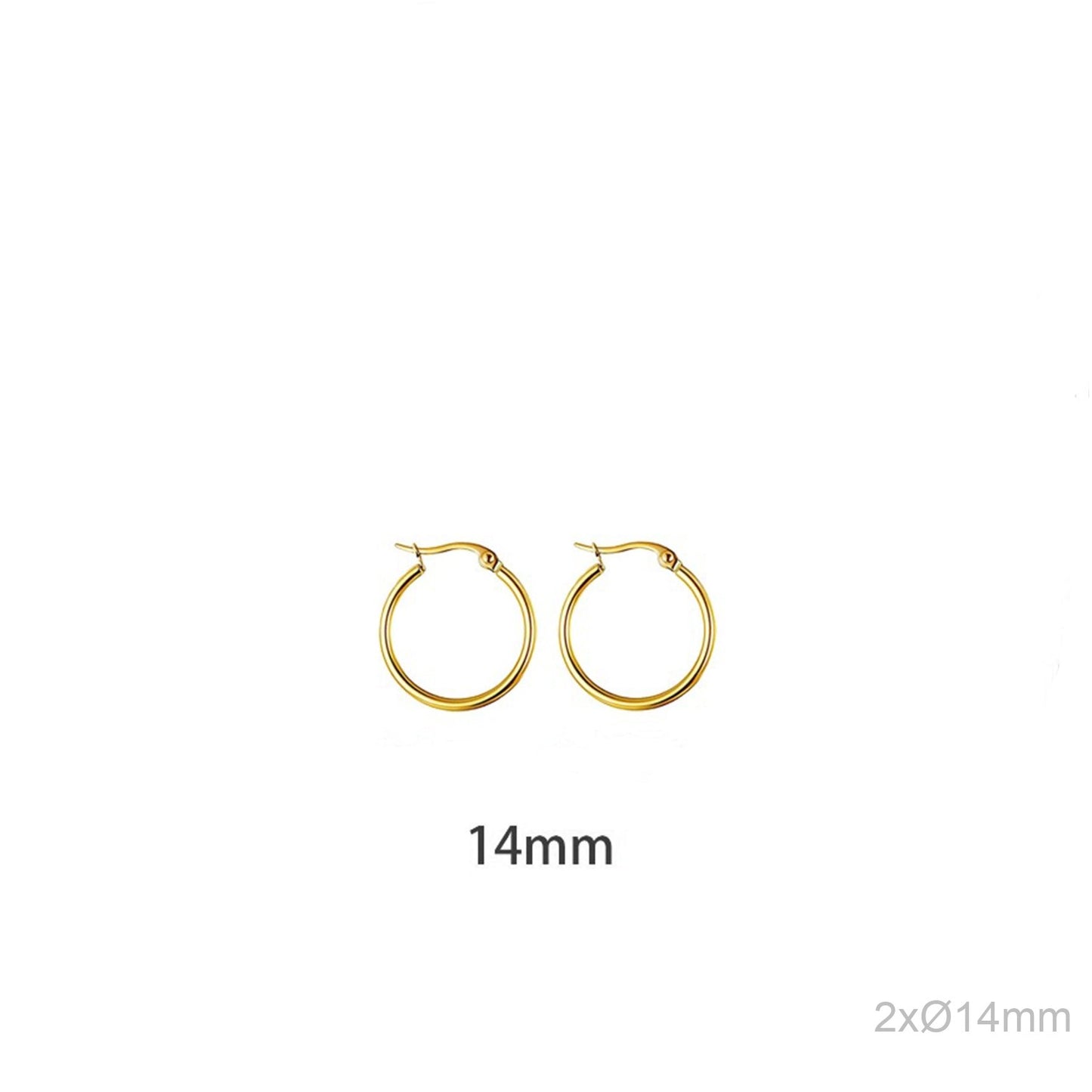 Aro 14 mm Dorado