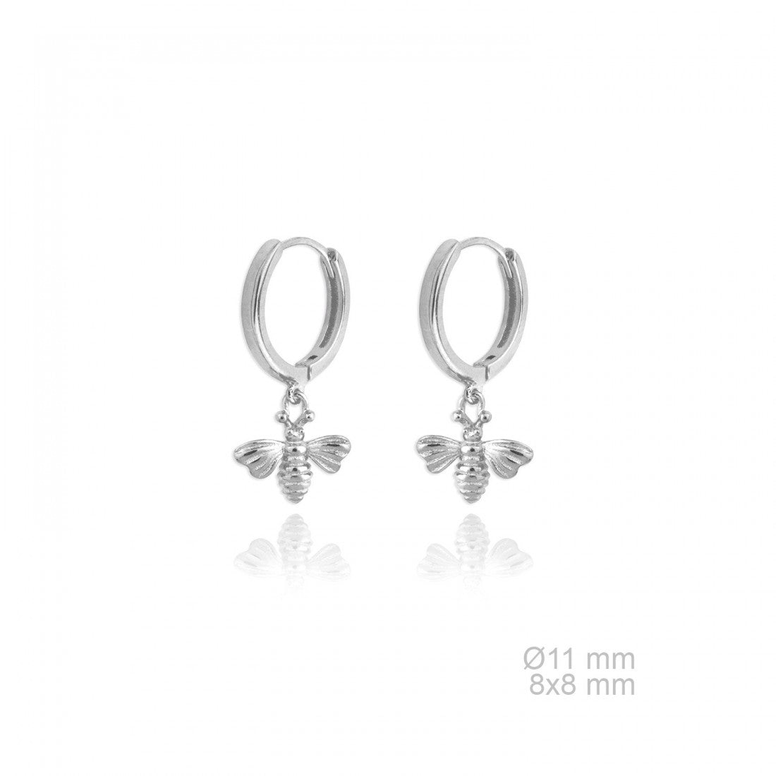 Pendientes de Aro "Wild Spirit" – Plata de Ley 925 y Baño de Oro 18k