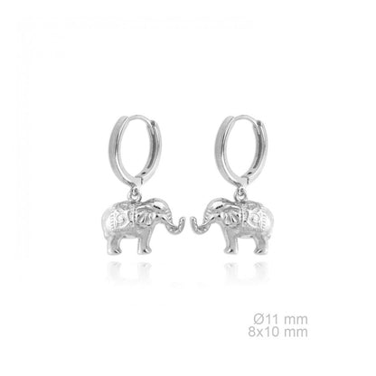 Pendientes de Aro "Wild Spirit" – Plata de Ley 925 y Baño de Oro 18k