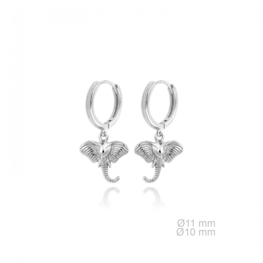 Pendientes de Aro "Wild Spirit" – Plata de Ley 925 y Baño de Oro 18k