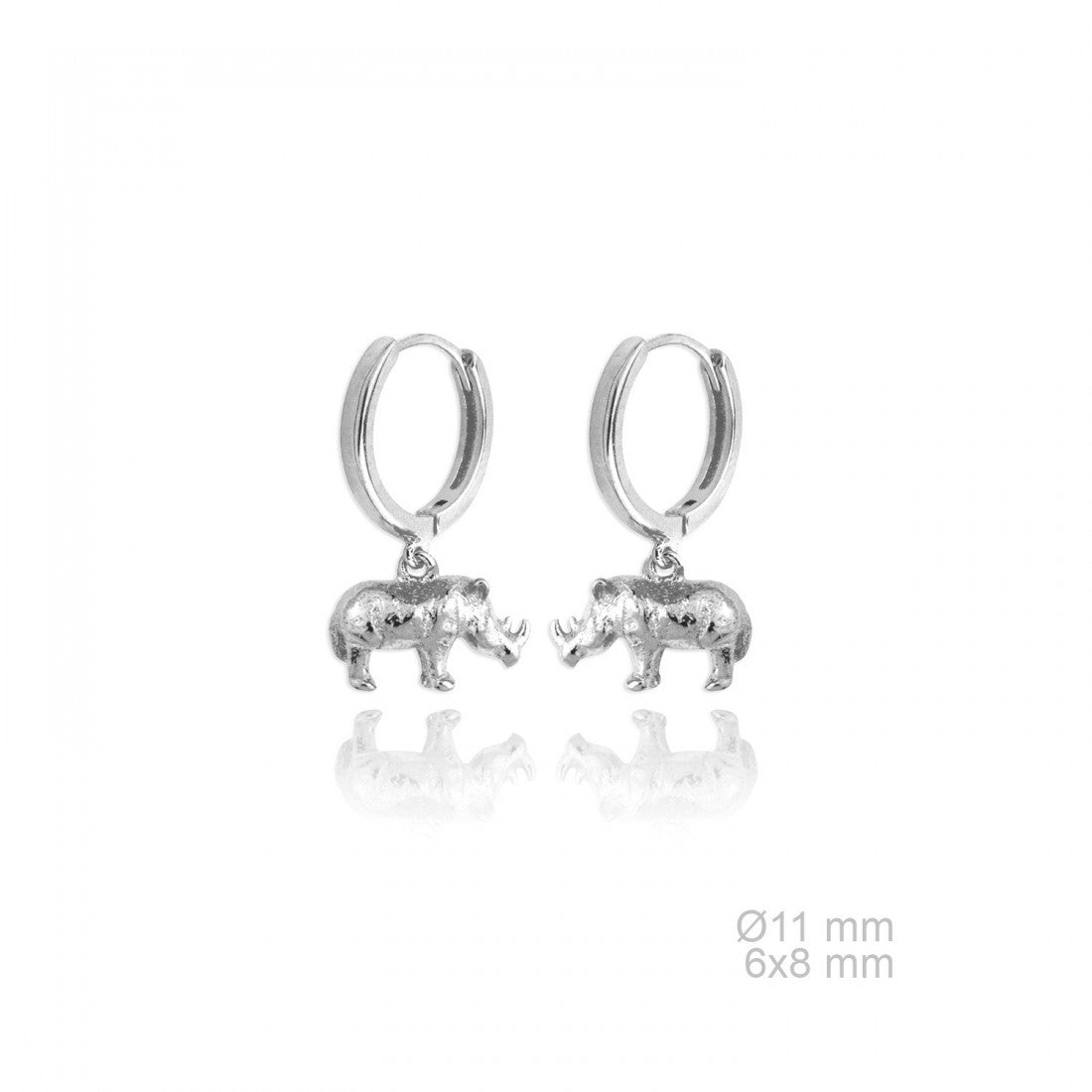 Pendientes de Aro "Wild Spirit" – Plata de Ley 925 y Baño de Oro 18k