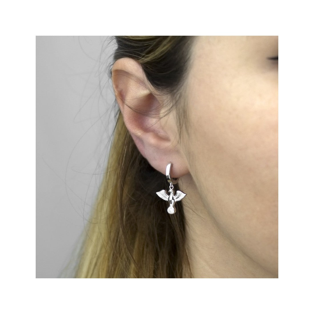 Pendientes de Aro "Wild Spirit" – Plata de Ley 925 y Baño de Oro 18k