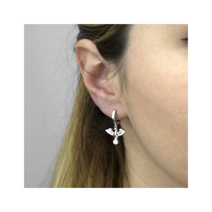 Pendientes de Aro "Wild Spirit" – Plata de Ley 925 y Baño de Oro 18k