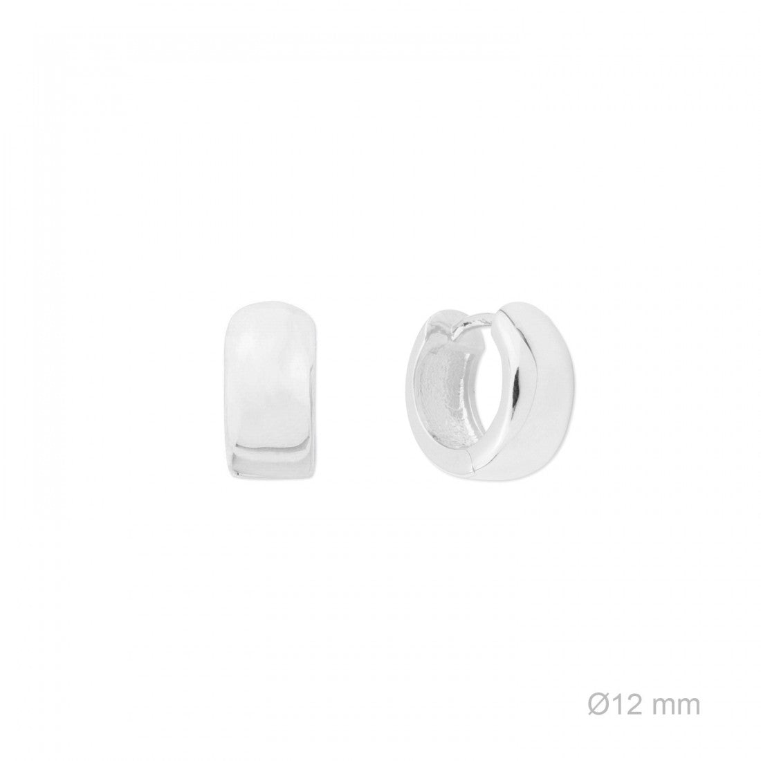 Pendientes de Aro "Essentials Collection" – Plata de Ley 925 / Baño de Oro 18k