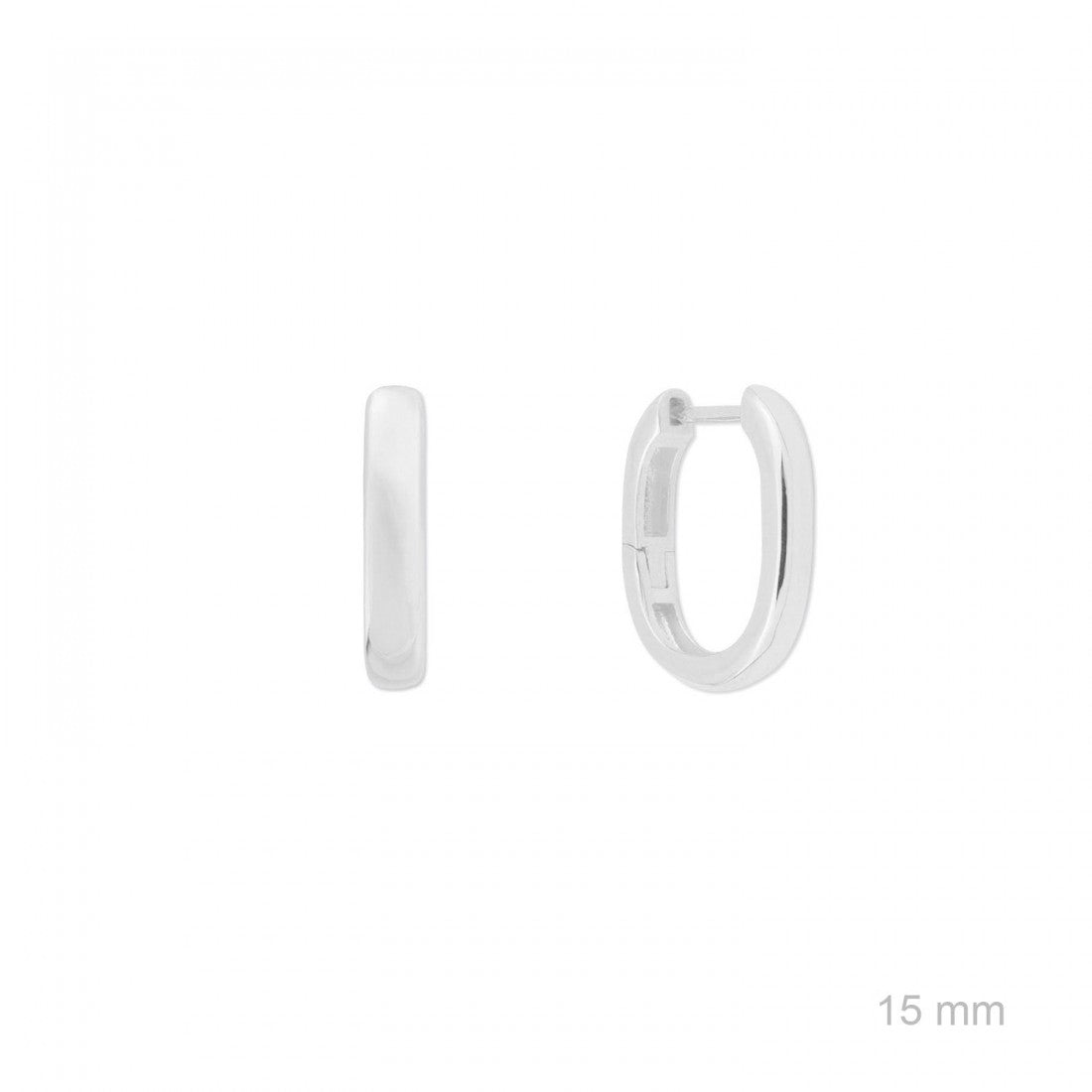 Pendientes de Aro "Essentials Collection" – Plata de Ley 925 / Baño de Oro 18k