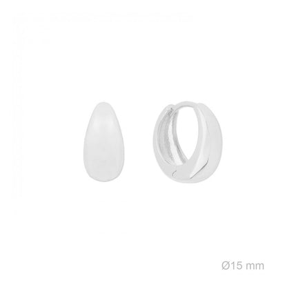 Pendientes de Aro "Essentials Collection" – Plata de Ley 925 / Baño de Oro 18k