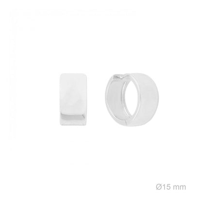 Pendientes de Aro "Essentials Collection" – Plata de Ley 925 / Baño de Oro 18k
