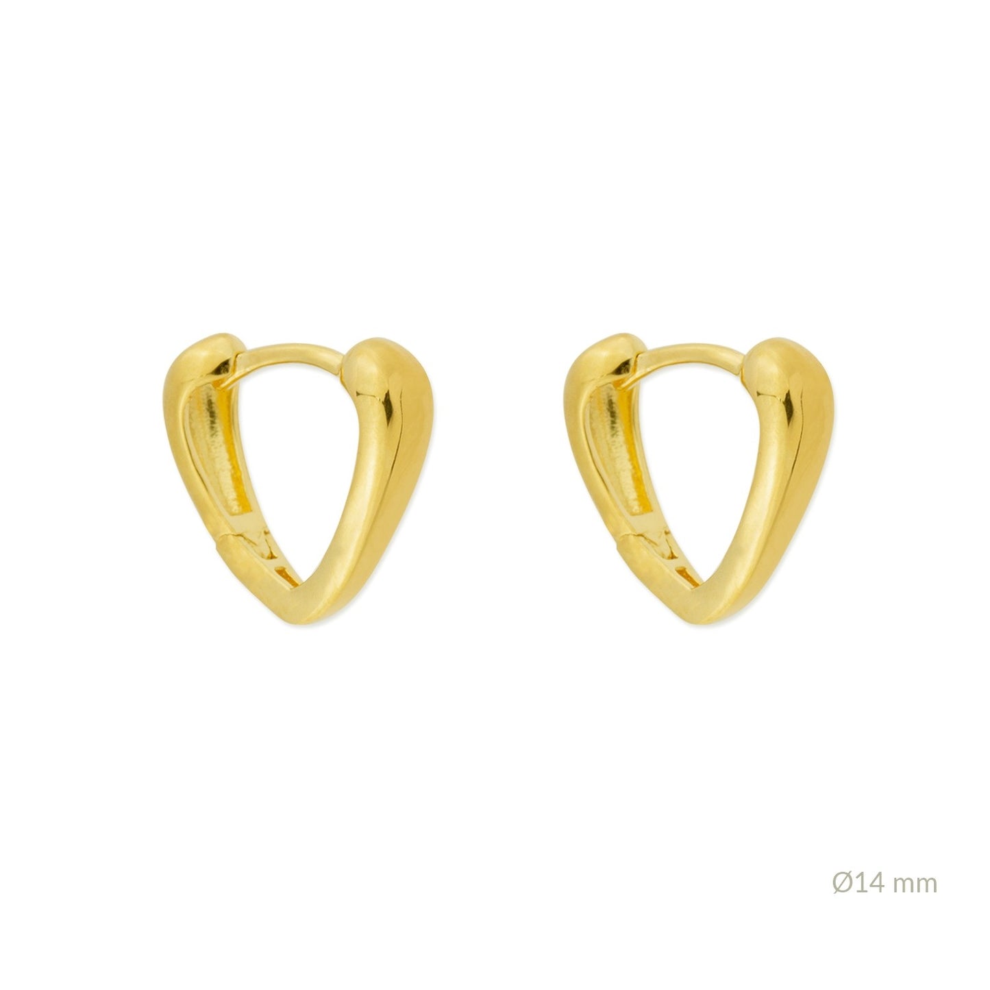 Pendiente Aro Corazón Minimalista