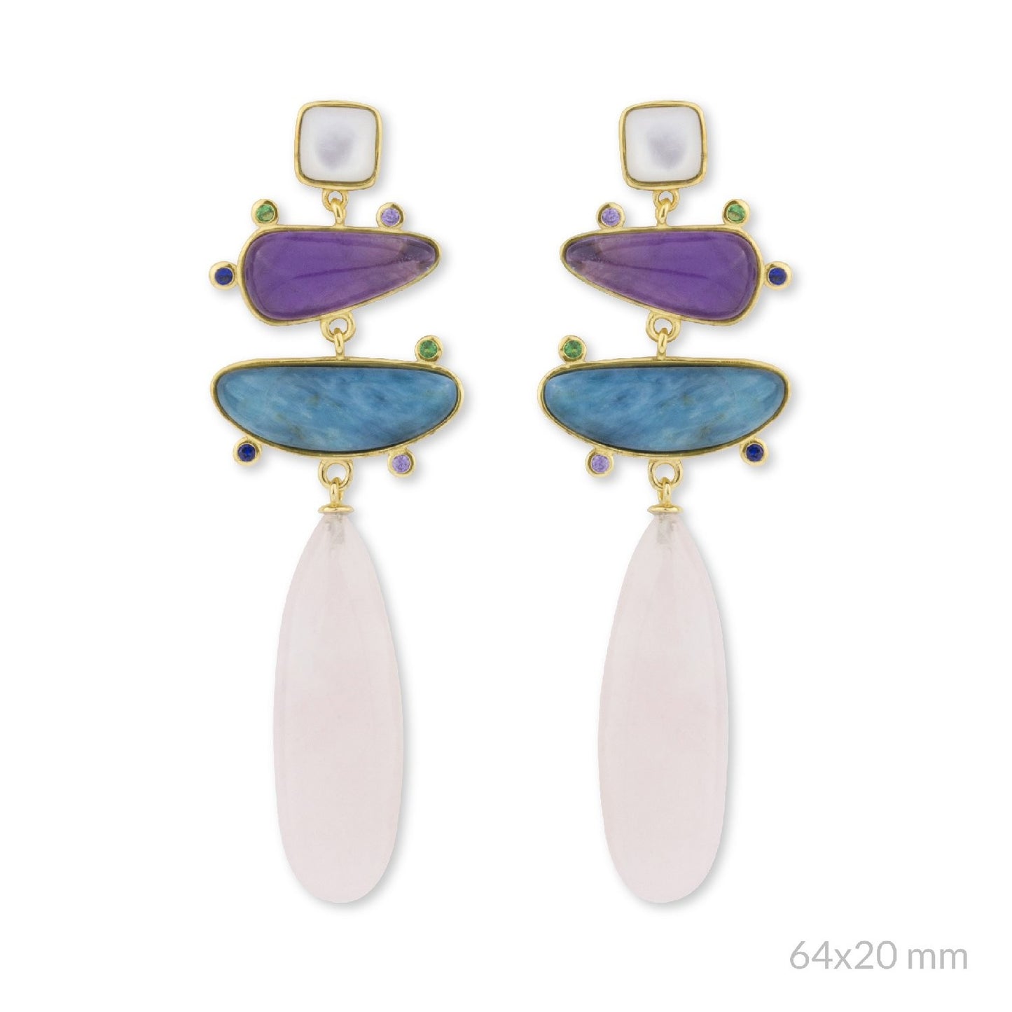 Pendientes Rocío Dorados