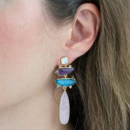 Pendientes Rocío Dorados