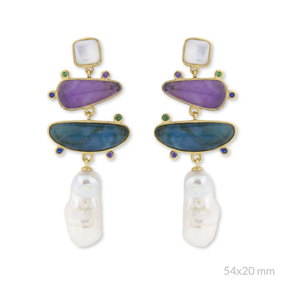Pendientes Valeria Dorados
