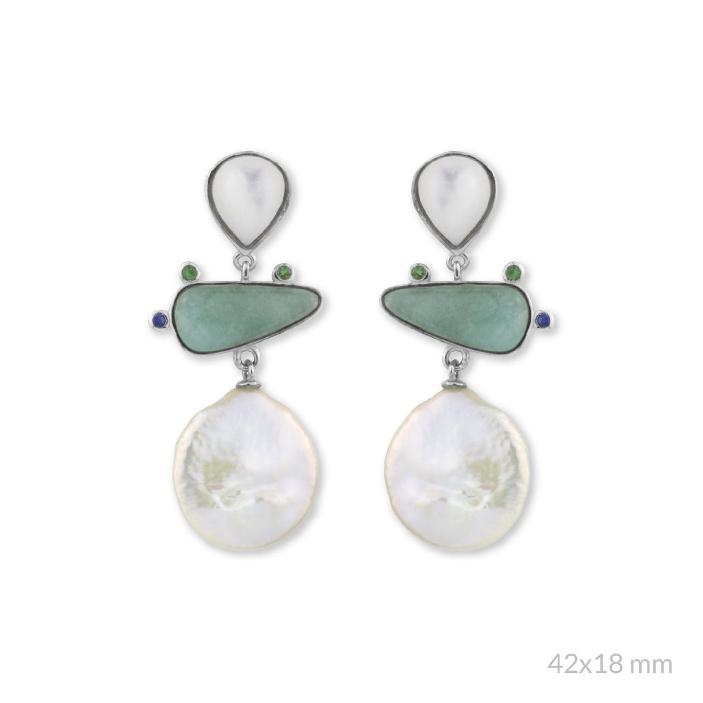 Pendientes Martina Verde