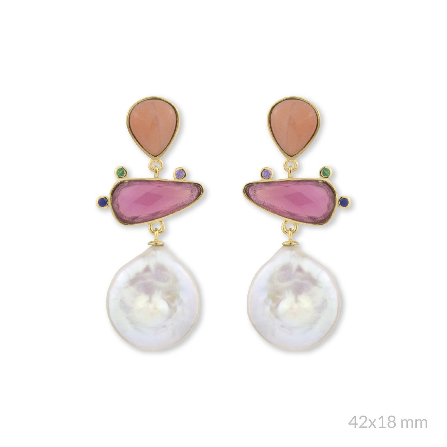 Pendientes Martina Rosa Dorados