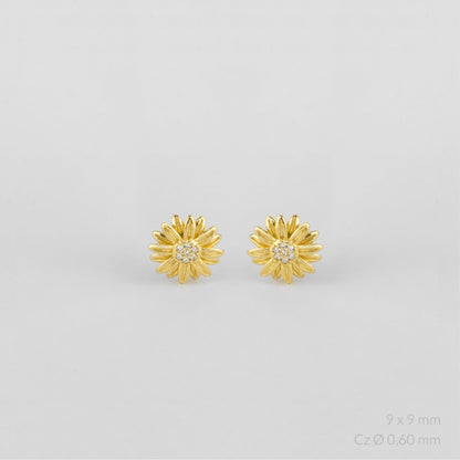 Must have pendientes girasol