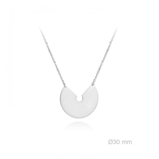 Gargantilla Luna Azteca Lisa