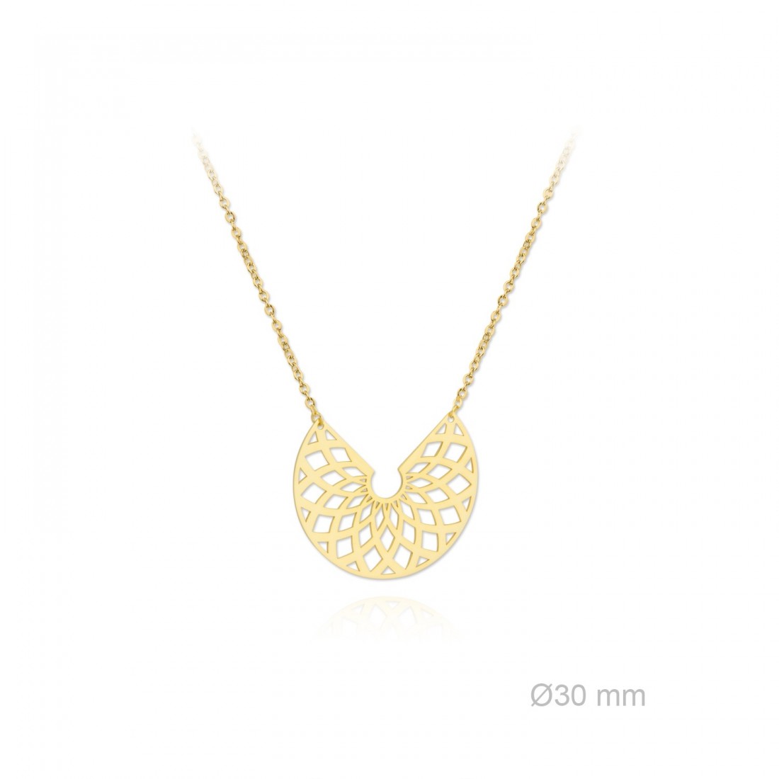 Gargantilla Luna Azteca Dorada