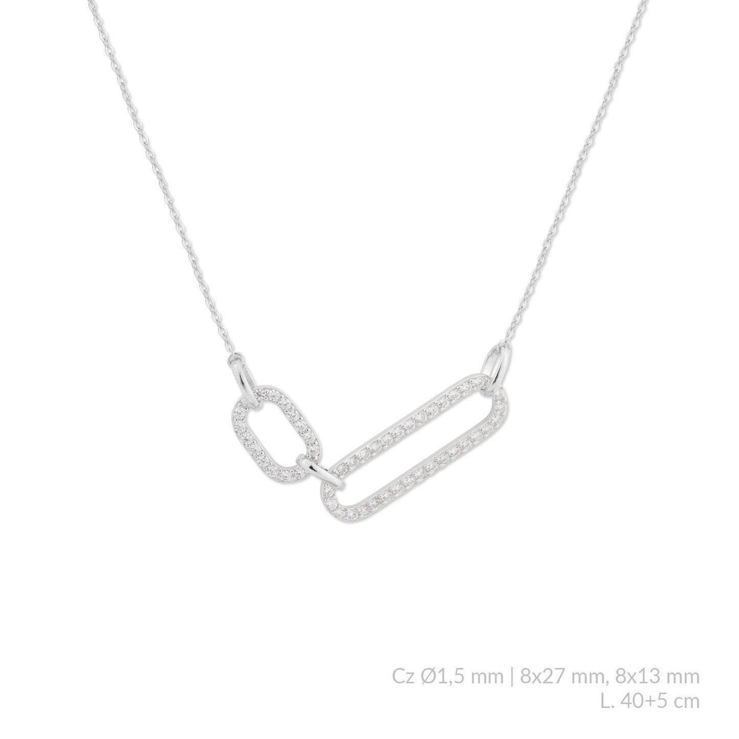 Gargantilla Link Pavé