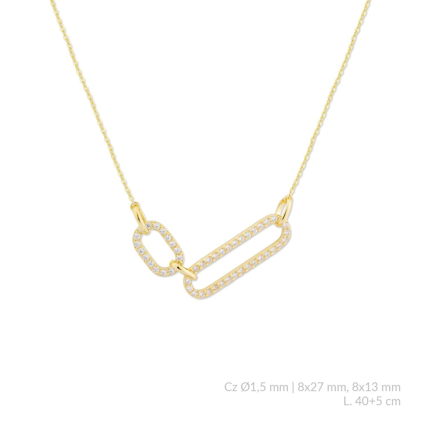 Gargantilla Link Pavé