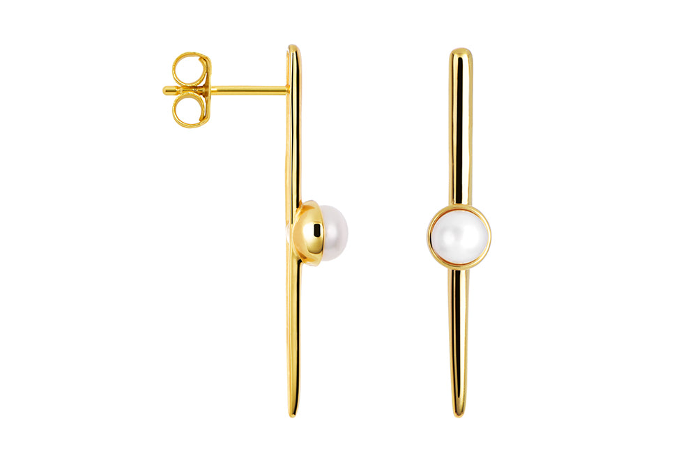 Pendientes Barra irregular