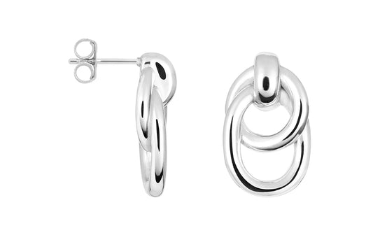 Pendientes Círculos Entrelazados