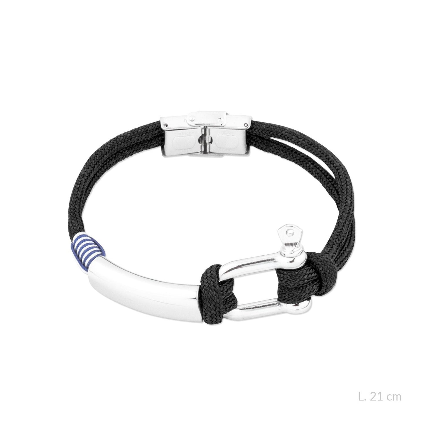 Pulsera Estribo Negra