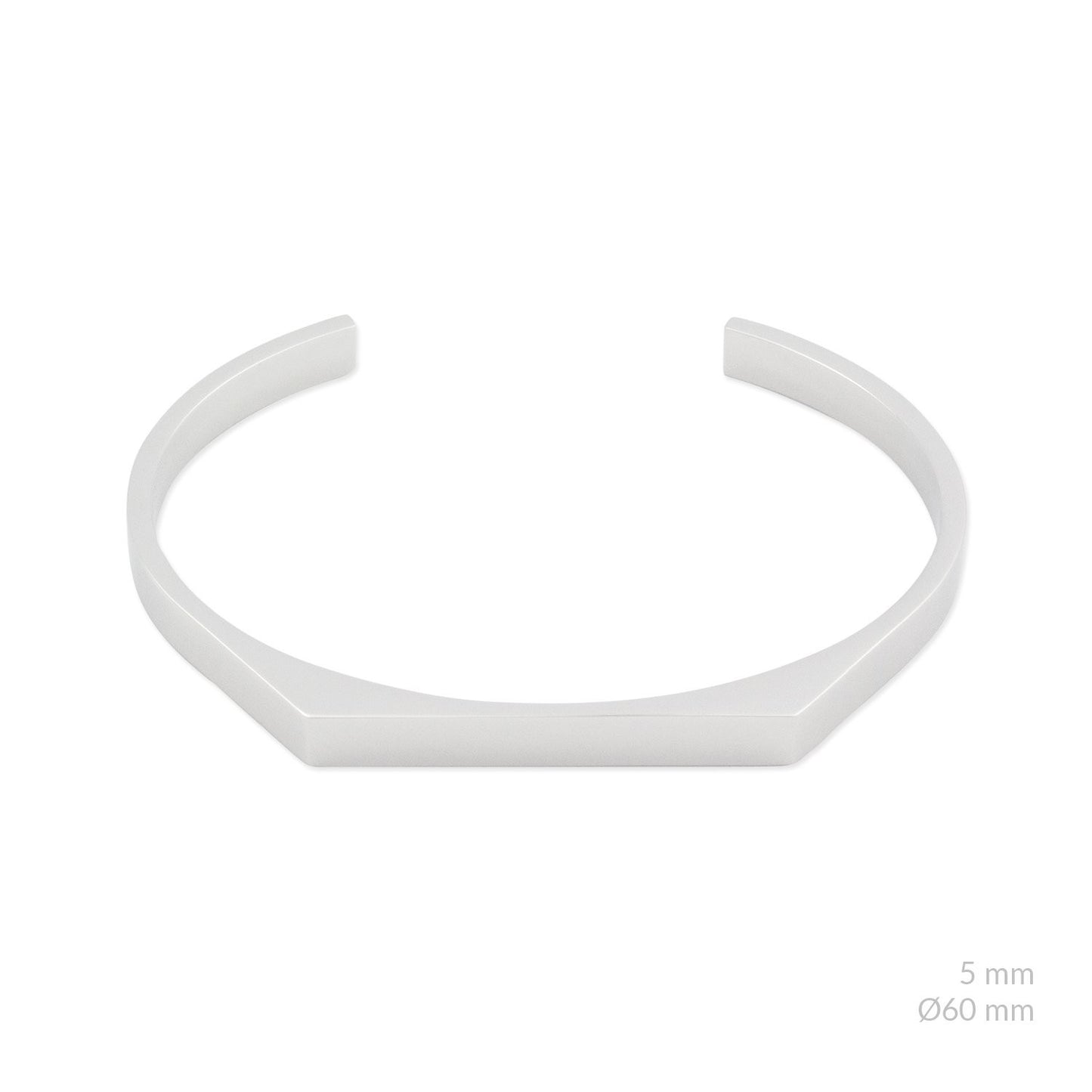 Brazalete de Acero Inoxidable Angular